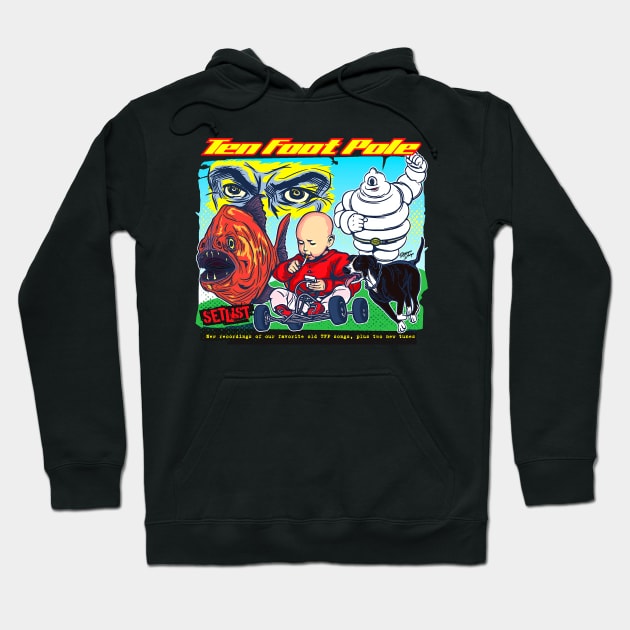 Ten Foot Pole Hoodie by Bojorquez